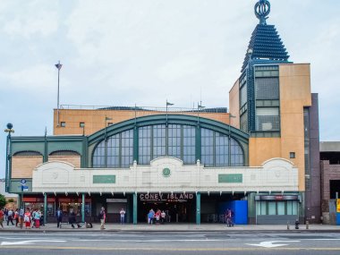 New York-Amerika Birleşik Devletleri, Haziran 17, 2015-Coney Island Subway s
