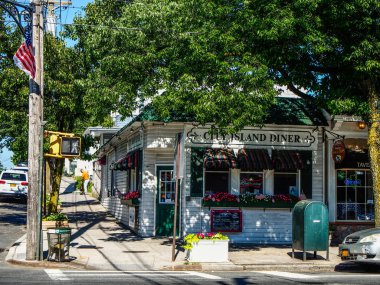 New York - Amerika Birleşik Devletleri, 24 Haziran 2015 - Street of City Island in New York