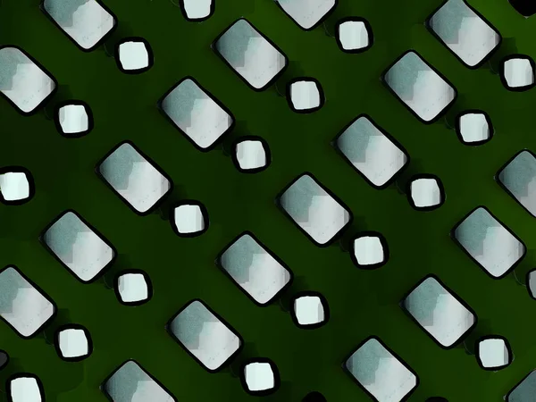 Green White Pattern Background — Stock Photo, Image