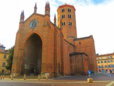 Basilica of San Antonino, Piacenza,Italy clipart