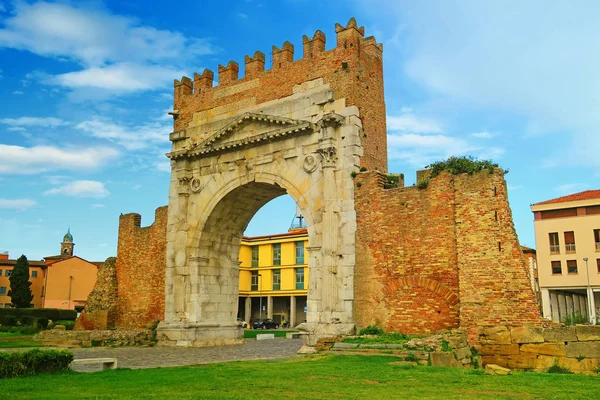 Arco di Augusto, Rimini, Italia — Foto Stock