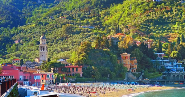 Panorama Levanto, Liguria, Itália — Fotografia de Stock