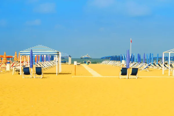 Beach of Viareggio, Italy — Stock Photo, Image