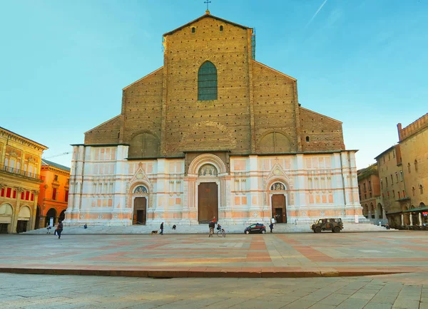 San Petronio Basilica, Bologna, Italien — Stockfoto