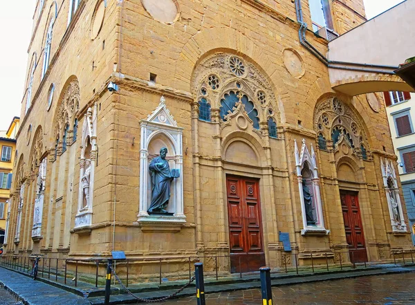 Florence Italy September 2020 Orsanmichele Church Florence Originally Built Grain — Stock Photo, Image