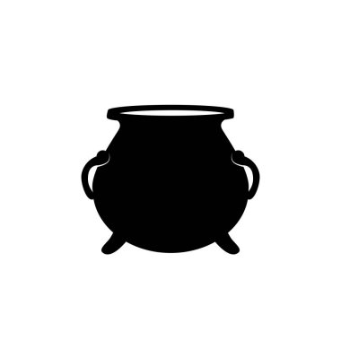 Kazan vektör simgesi beyaz arkaplanda izole edildi.