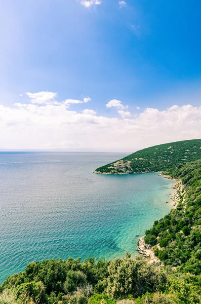 Croácia raab Mediterrâneo ponto de viagem marítimo — Fotografia de Stock