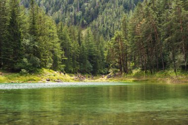 Avusturya 'da Yeşil Göl adında güzel bir göl..