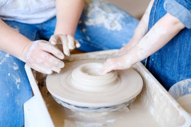 çanak çömlek beceri geleneksel sanat potter kil modelleme