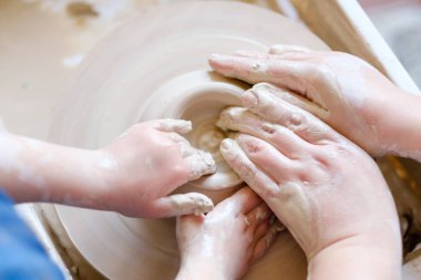 Seramik Atölyesi el yapımı craft esnaf kil tekerlek