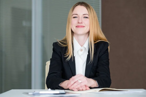 Empresa feminina ceo negócio bem sucedido senhora trabalho — Fotografia de Stock