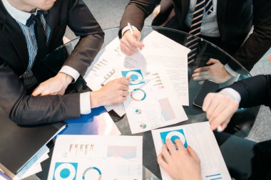 iş tartışma belge Diyagram verileri gözden geçirin