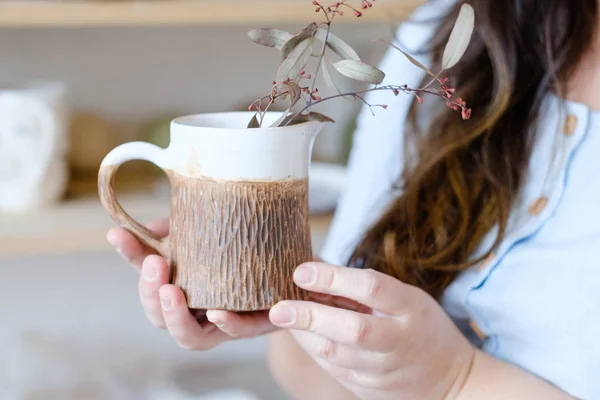 Töpferei Handwerker künstlerisches Hobby Beruf kreativ — Stockfoto