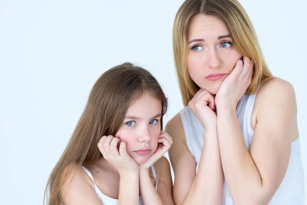 family quarrel mom kid sad upset miscommunication