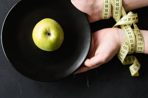 减肥健身将权力限制苹果 — 图库照片