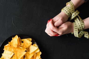 Diyet kısıtlaması Gıda sağlıklı yaşam tarzı cips