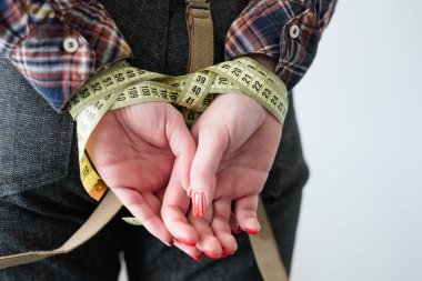 vücut zayıflama kilo kaybı ölçüm bandı boyutu