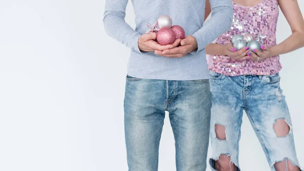 Familjen jul dekoration tradition festliga bollen — Stockfoto