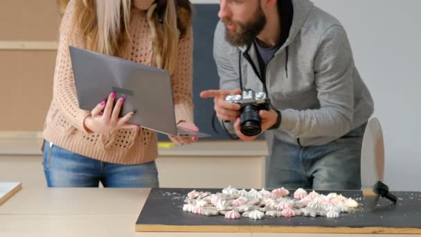 Стиль за лаштунками фотографії натхнення — стокове відео