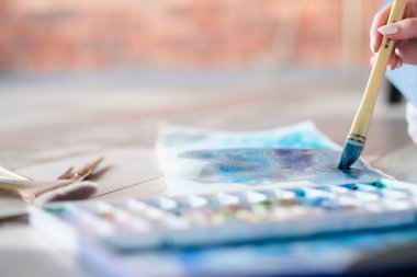 Sanat yaşam tarzı ifade soyut resim çizmek