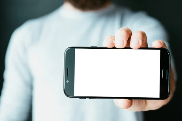 Mobile app programming software development phone — Stock Photo, Image