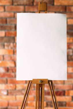 art painting inspiration blank canvas easel empty clipart