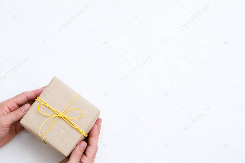 holiday present craft gift festive wrapped package