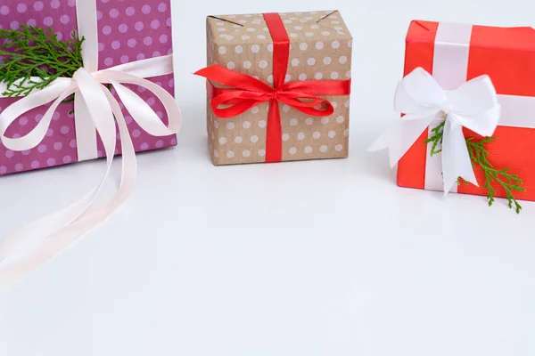 新年礼物购物包装礼品精选 — 图库照片