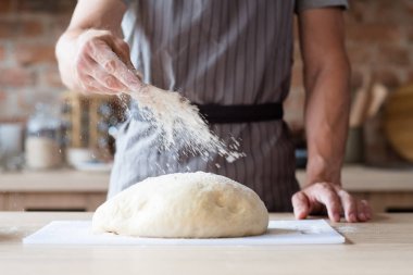un hamur tozu hazırlanıyor gıda pasta baker