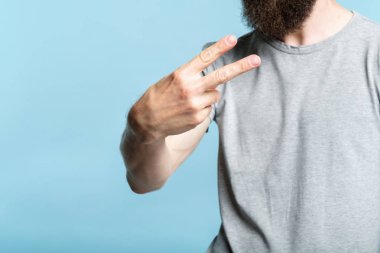 sakallı adam el Haritayı numarası iki v giriş parça