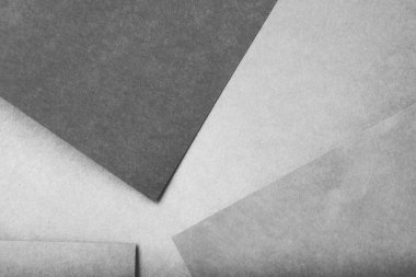 Kağıt katmanı soyut gri sayfa kolaj arka planı