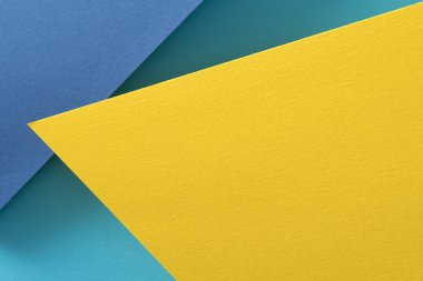 katmanlı İnşaat Kağıt arka plan sarı mavi