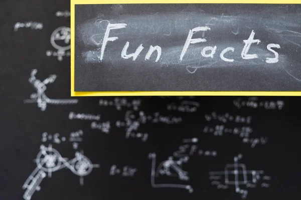 fun facts physics calculation theory proof formula