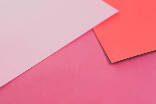 Konstruktion papper collage rosa bakgrundslager — Stockfoto
