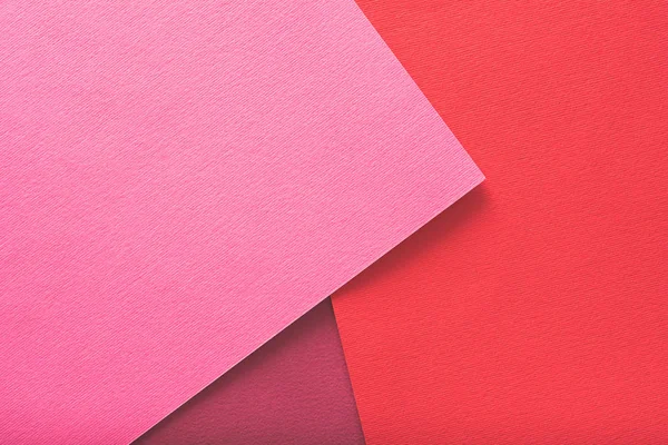 Kağıt katmanları soyut geometrik arka pembe