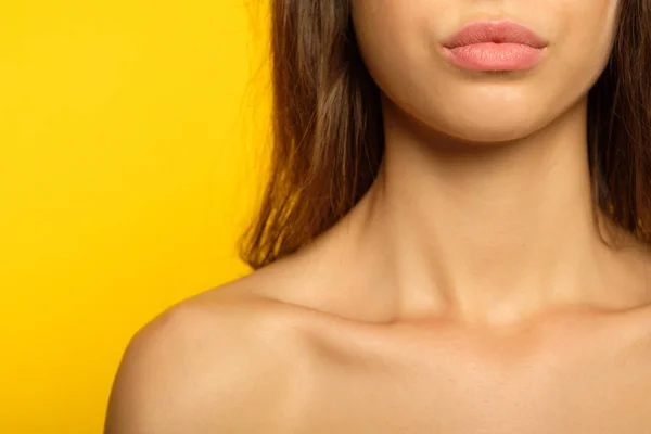 Weibliche Schönheit Upgrade Mädchen sexy Schmollmund Lippenfüller — Stockfoto