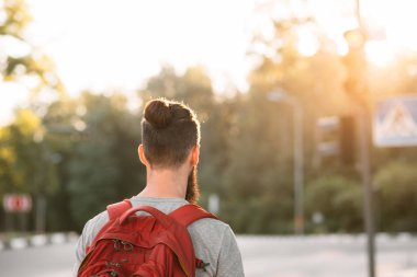 Casual adam sırt çantası trekking aktif yaşam tarzı uygun