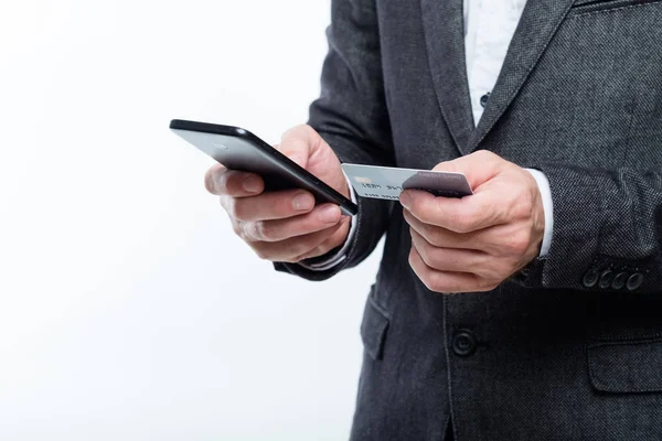 NFC digital betalning online transaktion kreditkort — Stockfoto