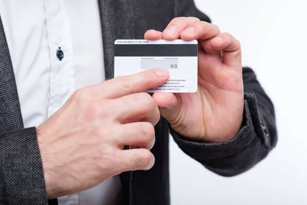 Carte de crédit CVV2 code sécurité de paiement en ligne — Photo