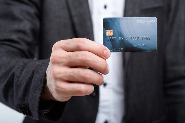 Klucz karta kredytowa bankowego konta money management — Zdjęcie stockowe