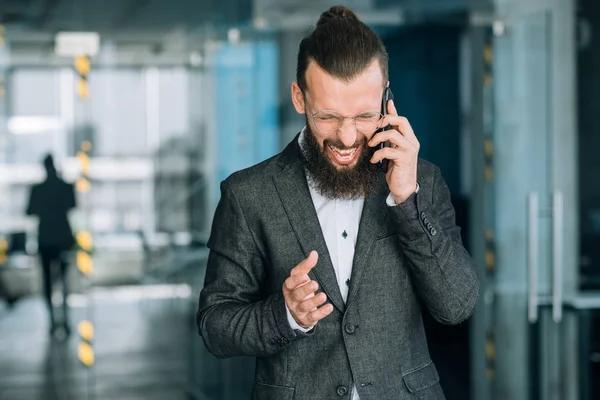 angry business man phone scream failure loss