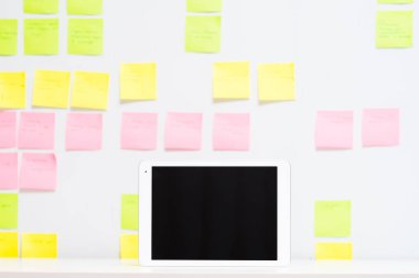 zaman yönetimi tablet etiket planlama çalışması