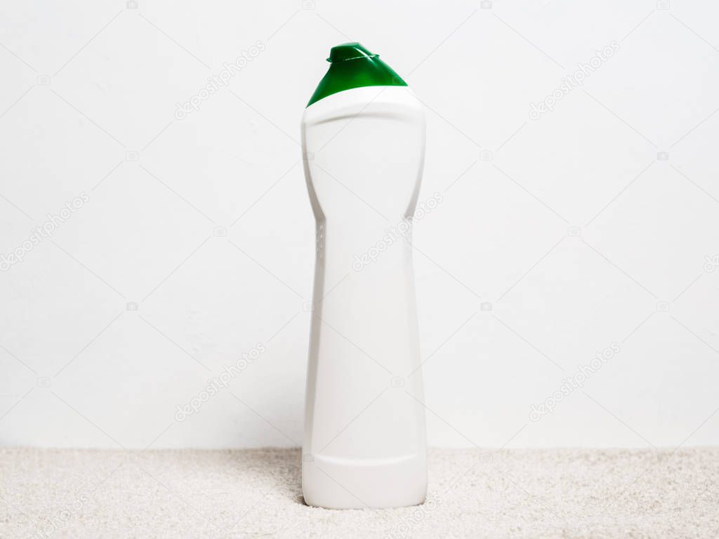 effective home cleaning product bottle mockup