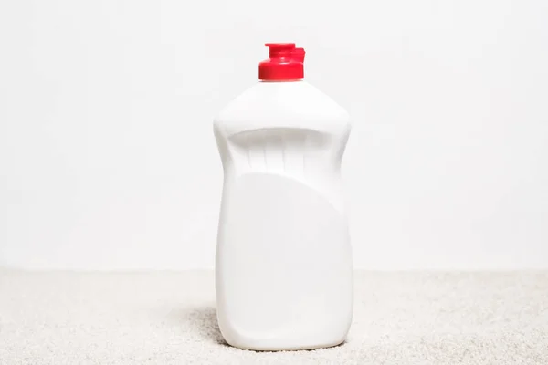 Produto de limpeza de cozinha garrafa de plástico mockup — Fotografia de Stock