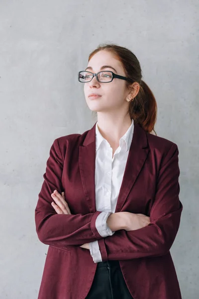 Ambicioso empresa empleado interno sueño éxito — Foto de Stock