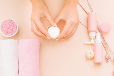 el güzellik bakım DIY tedavi ürün kompozisyonu