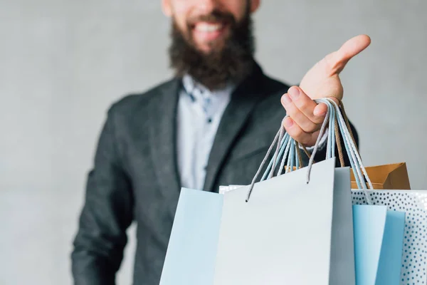 Shopping online stile di vita urbano servizio di consegna — Foto Stock