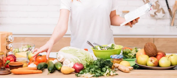 Hälsosam vikt förlust näringsbalansen livsstil — Stockfoto