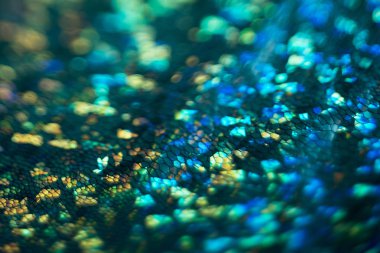 Yılan deri doku blur bokeh soyut mavi yeşil