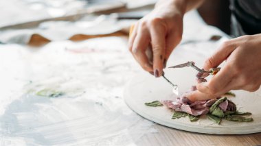 Sanatçı işyeri ilham Seramik Sanat kadın